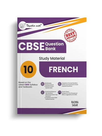 Together with CBSE Question Bank Class 10 French for 2025-26 Exam (Chapterwise & Topicwise)