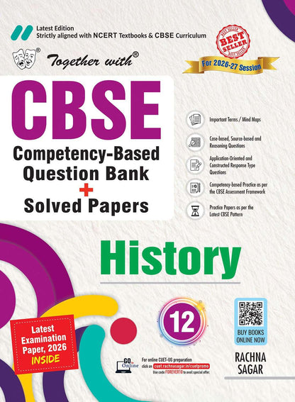 Together with CBSE Chapter wise Question Bank History for Class 12 2026–2027| Includes NCERT-Based Topic-wise Questions, Practice Papers & Solved board examination paper 2026