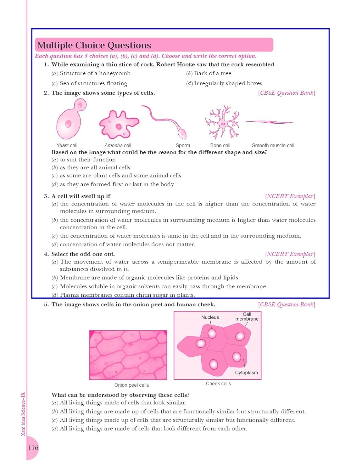 Xam idea Science Class 9 Book | CBSE Board | Chapterwise Question Bank | Based on Revised CBSE Syllabus | NCERT Questions Included | 2025-26 Exam