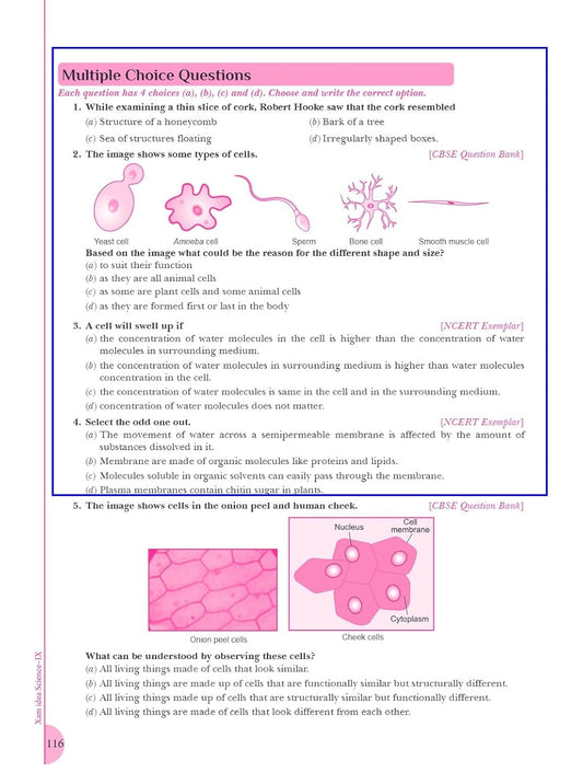 Xam idea Science Class 9 Book | CBSE Board | Chapterwise Question Bank | Based on Revised CBSE Syllabus | NCERT Questions Included | 2025-26 Exam