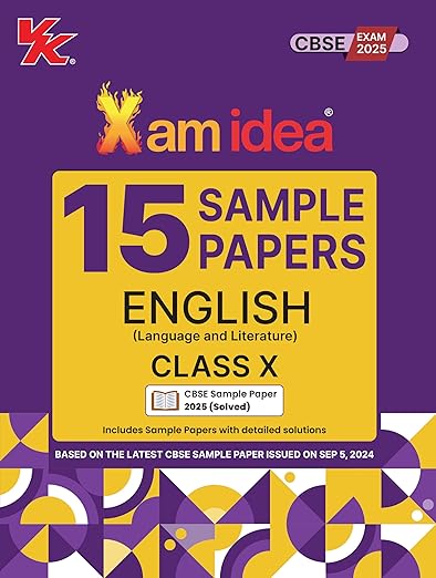 Xam idea Sample Papers Simplified English (Language & Literature) | Class 10 for 2024 Board Exam | Latest Sample Papers 2024 (Additional Practice Paper-2024 based on CBSE Sample Paper released on 8th September)