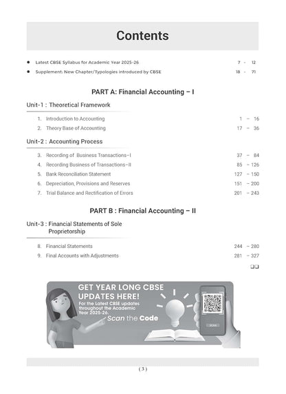 Oswaal CBSE Question Bank Class 11 Accountancy, Chapterwise and Topicwise Solved Papers For 2026 Exams