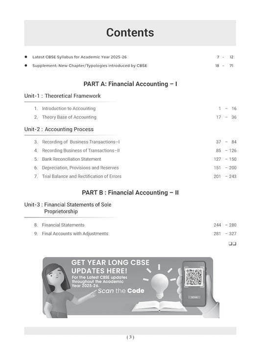 Oswaal CBSE Question Bank Class 11 Accountancy, Chapterwise and Topicwise Solved Papers For 2026 Exams