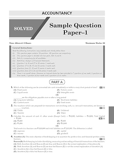 Oswaal CBSE 20 Combined Sample Question Papers class-11 Commerce stream (English Core,Mathematics,Accountancy,Business Studies & Economics)