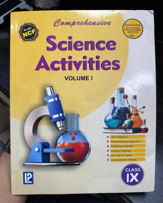 Comprehensive Science Activities – Class 9 | CBSE 2026-27 | Hardcover Lab Manual (Book+Notebook)
