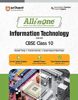 ARIHANT ALL IN ONE -INFORMATION TECHNOLOGY FOR CLASS 10