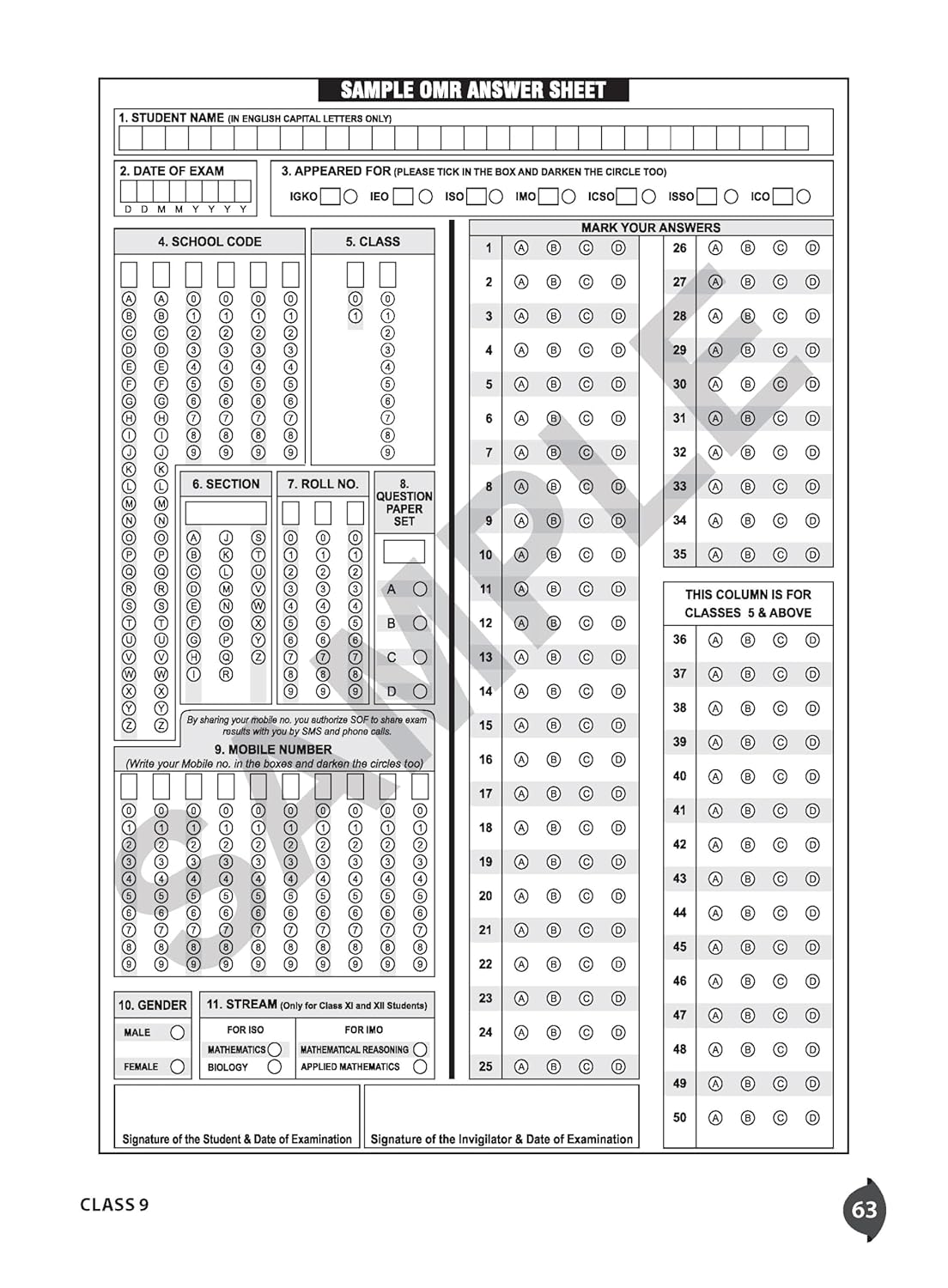 MTG International General Knowledge Olympiad (IGKO) Workbook Class 9 - Chapter-wise MCQs with Achievers Section - SOF Olympiad Books For 2026-27 Exam
