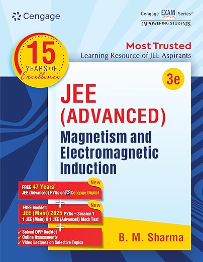 JEE Advanced Magnetism and Electromagnetic Induction with Free Online Assessments and Digital Content (Concept videos and Solution videos) 2025 | CENGAGE | Cengage