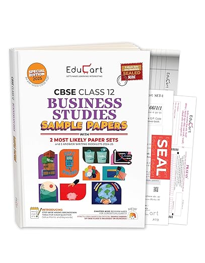 Educart CBSE Business Studies Class 12 Sample Papers 2024-25 (On Latest CBSE Sample Paper of 5th Sep 2024) 