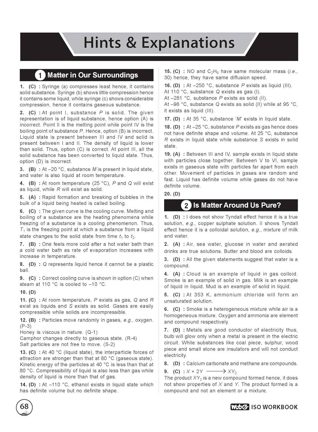 MTG International Science Olympiad (ISO) Workbook Class 9 - Chapter-wise MCQs, Quick Recap with Achievers Section - SOF Olympiad Books For 2026-27 Exam