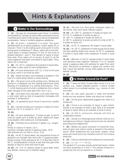 MTG International Science Olympiad (ISO) Workbook Class 9 - Chapter-wise MCQs, Quick Recap with Achievers Section - SOF Olympiad Books For 2026-27 Exam