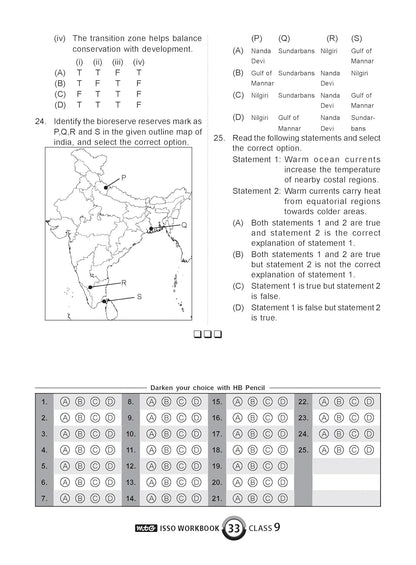 MTG International Social-Studies Olympiad (ISSO) Workbook Class 9 - Chapter-wise MCQs with Achievers Section - SOF Olympiad Books For 2026-27 Exam