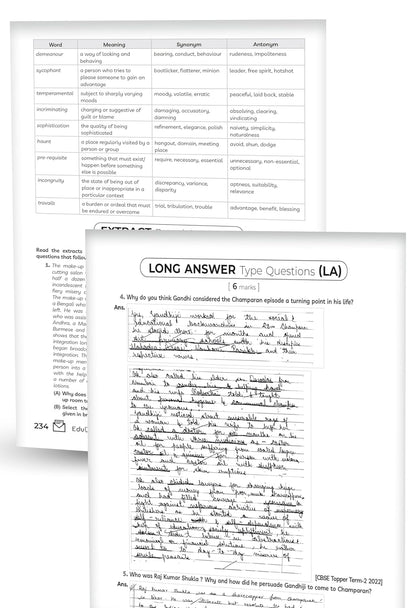 Educart CBSE Class 12 English Core Question Bank 2026–27 | 2027 Syllabus | Chapter-wise PYQs, Extract-Based, Case-Based Qs, Writing Skills & Notes