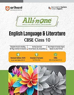 ALL IN ONE- ENGLISH LANGUAGE AND LITERATURE FOR CLASS 10 | 2024