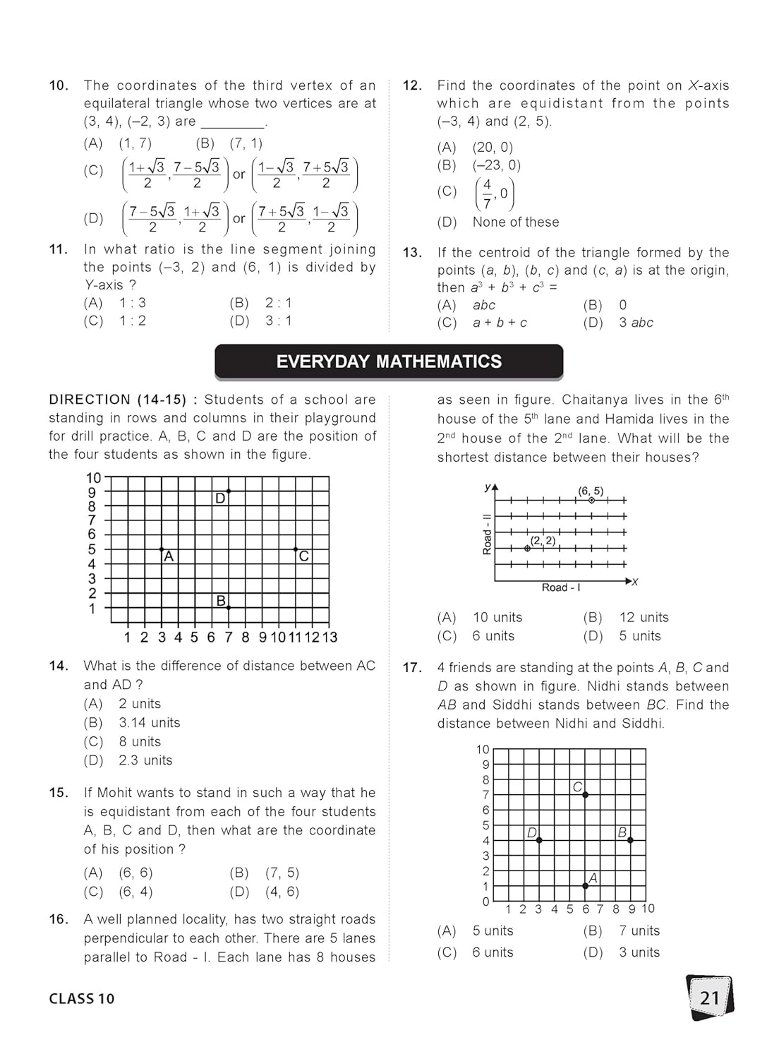 MTG International Mathematics Olympiad (IMO) Workbook Class 10 - Chapter-wise MCQs with Achievers Section - SOF Olympiad Books For 2026-27 Exam