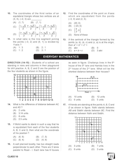 MTG International Mathematics Olympiad (IMO) Workbook Class 10 - Chapter-wise MCQs with Achievers Section - SOF Olympiad Books For 2026-27 Exam
