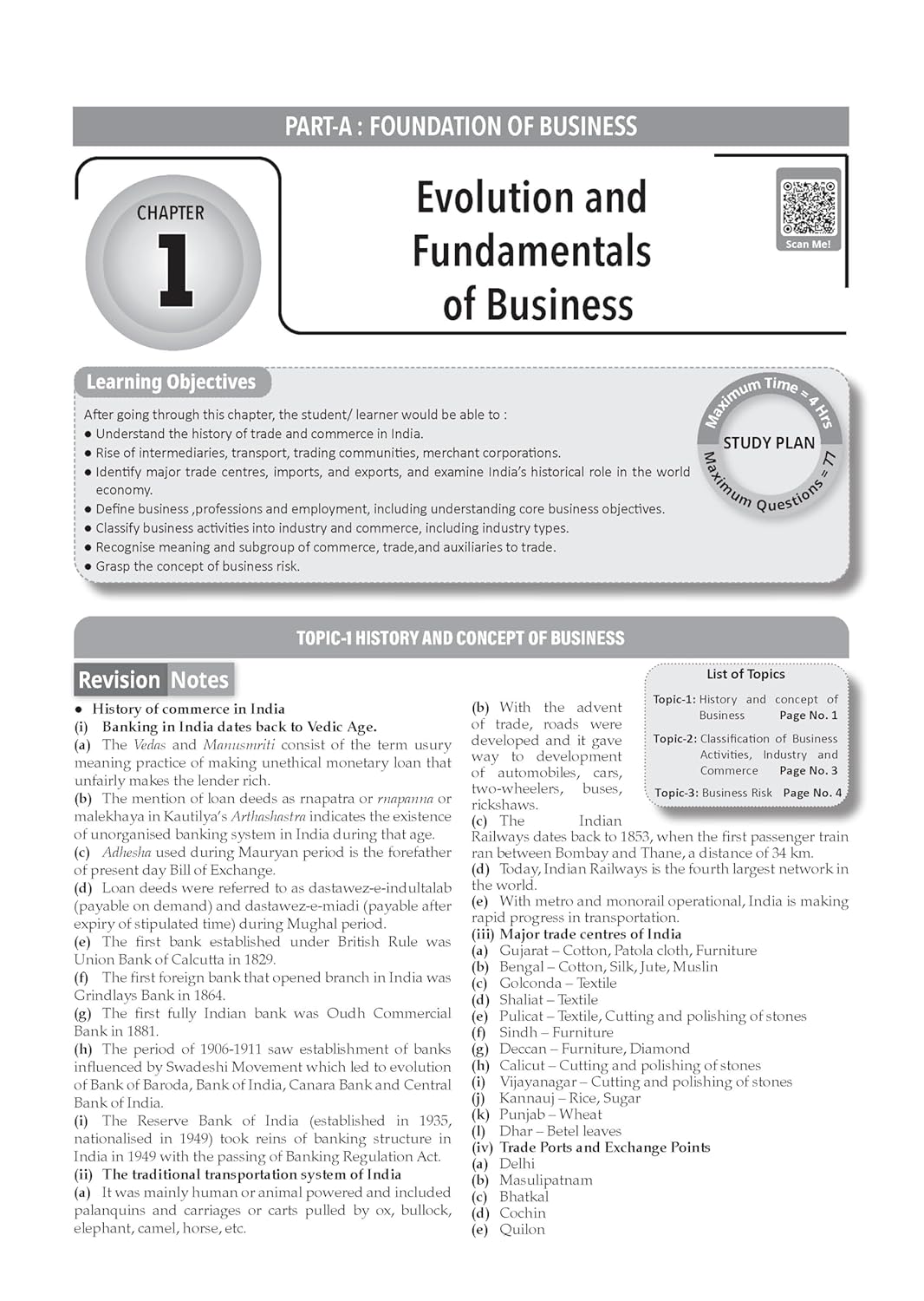 Oswaal CBSE Class 11 Business Studies Question Bank | Chapter & Topic-wise Solved Papers (2017–2026) | Based on Latest Syllabus (April 2026) | Includes 2026 Papers | For 2027 Exam