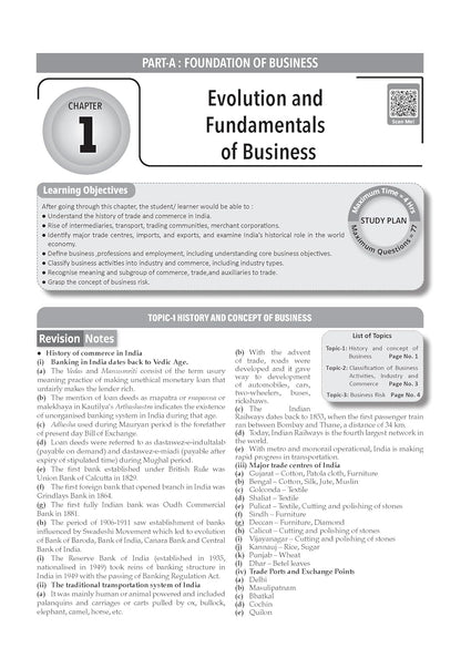 Oswaal CBSE Class 11 Business Studies Question Bank | Chapter & Topic-wise Solved Papers (2017–2026) | Based on Latest Syllabus (April 2026) | Includes 2026 Papers | For 2027 Exam