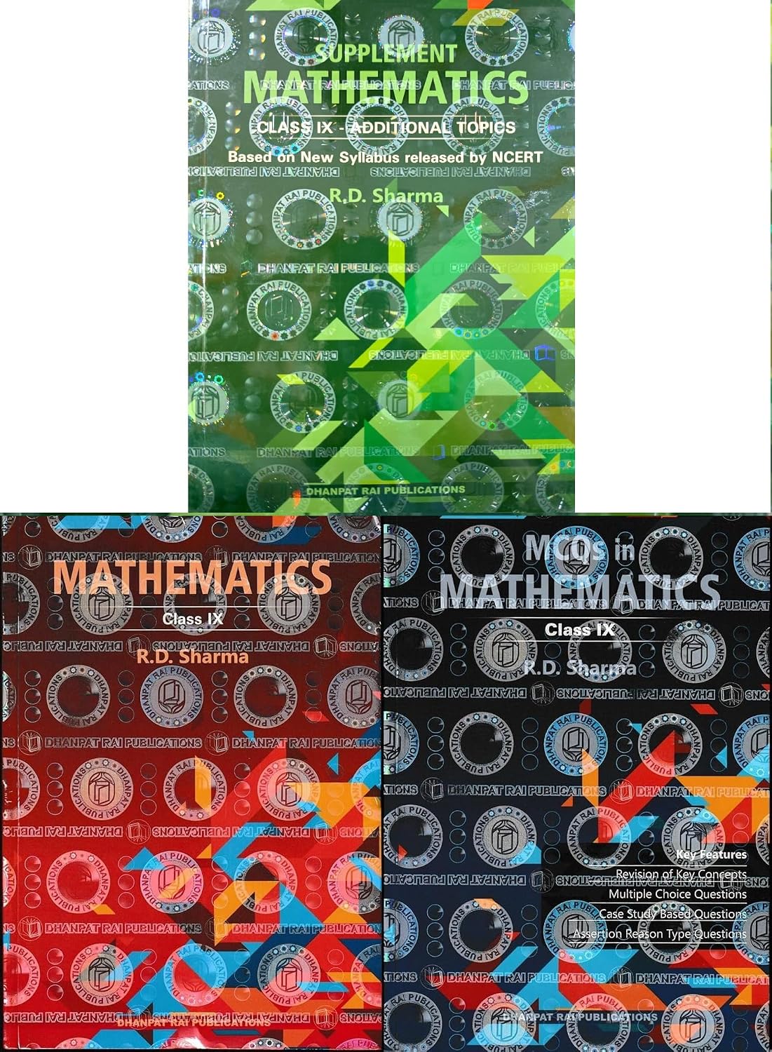 RD Sharma Mathematics for Class 9 | CBSE 2027 | New Syllabus | Textbook + MCQ Book + Supplement of Additional Topics | Combo Set of 3 Books | For 2027 Exams