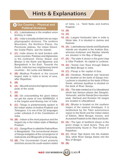 MTG International Social-Studies Olympiad (ISSO) Workbook Class 4 - Chapter-wise MCQs with Achievers Section - SOF Olympiad Books For 2026-27 Exam