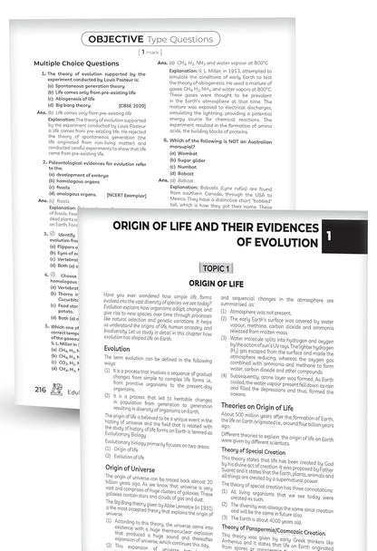Educart CBSE Class 12 Biology Question Bank 2026–27 | 2027 Syllabus | Chapter-wise PYQs, MCQs, Case-Based Qs, Assertion Reason & Notes | NCERT-Based