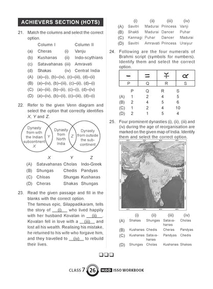MTG International Social-Studies Olympiad (ISSO) Workbook Class 7 - Chapter-wise MCQs with Achievers Section - SOF Olympiad Books For 2026-27 Exam