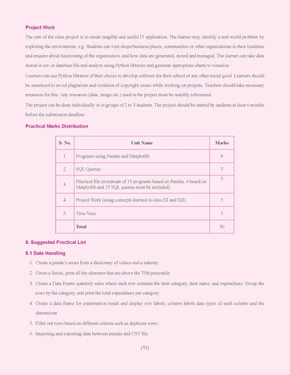 Together with CBSE Question Bank Class 12 Informatics Practices with Python for 2025-26 Exam (Chapterwise & Topicwise)