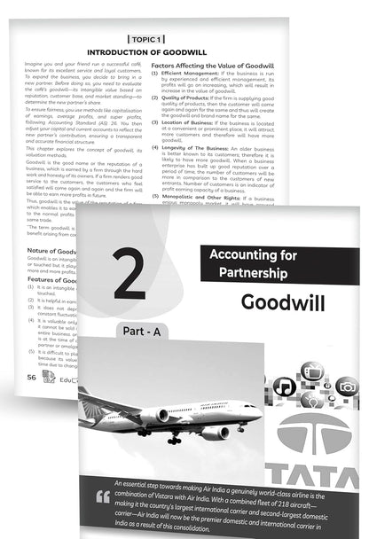 Educart CBSE Class 12 Accountancy Question Bank 2025-26 on new Syllabus 2026 (Includes Past Years Solved Questions)