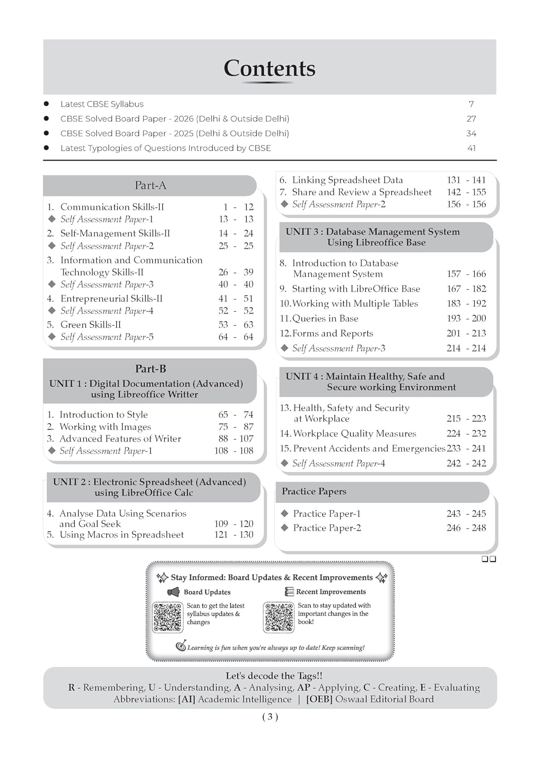 Oswaal CBSE Class 10 Information Technology Question Bank | Chapter & Topic-wise Solved Papers (2017–2026) | Based on Latest Syllabus (April 2026) | Includes 2026 Papers | | For 2027 Exam