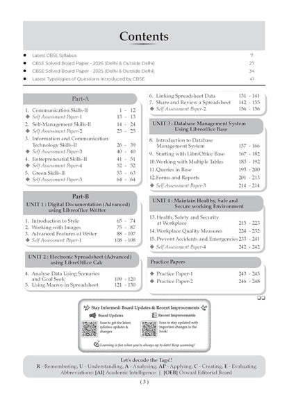 Oswaal CBSE Class 10 Information Technology Question Bank | Chapter & Topic-wise Solved Papers (2017–2026) | Based on Latest Syllabus (April 2026) | Includes 2026 Papers | | For 2027 Exam