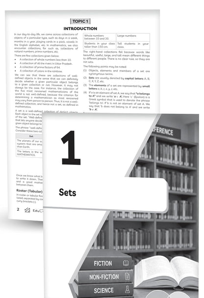 Educart CBSE Class 9 Mathematics Advanced Level Question Bank 2027 | Simplified Notes, Hots Questions Step-wise Answers & Sample Papers as per Latest Syllabus for 2026-27 Exam