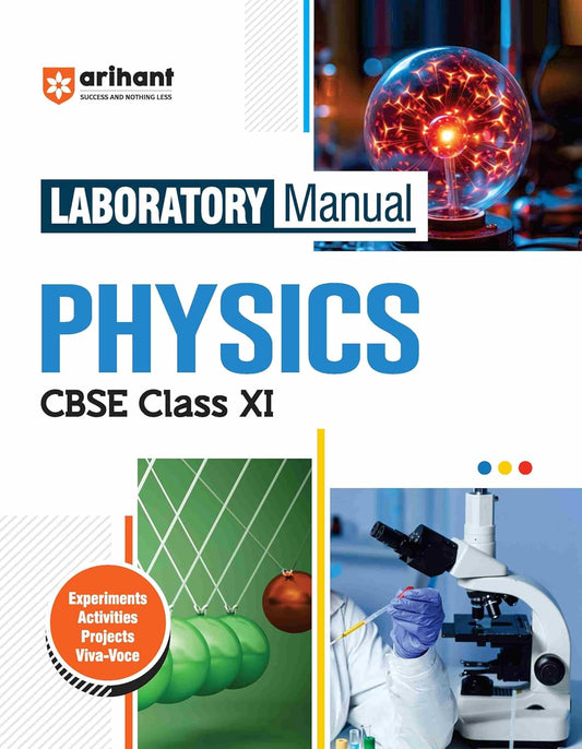 Arihant Physics Lab Manual Class 11 | CBSE Practical Book 2025-26