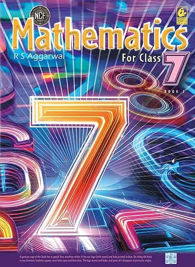 RS Aggarwal Class 7 Maths 2026 Edition Part 2 | Latest NCERT Pattern Based Updated Eighth Edition of Mathematics R S Aggarwal Class 7 (Book 2)