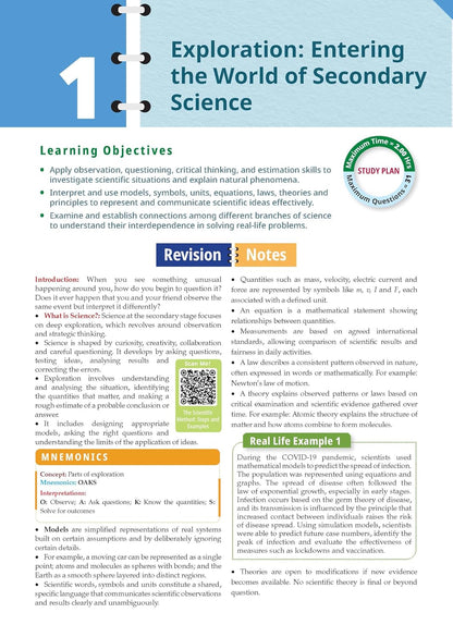 Oswaal CBSE Science Question Bank Chapter-wise & Topic-wise Class 9 | Based on new NCERT Textbook Exploration|Includes Summary, Competency-Based Question, Self-Assessment & Practice Papers