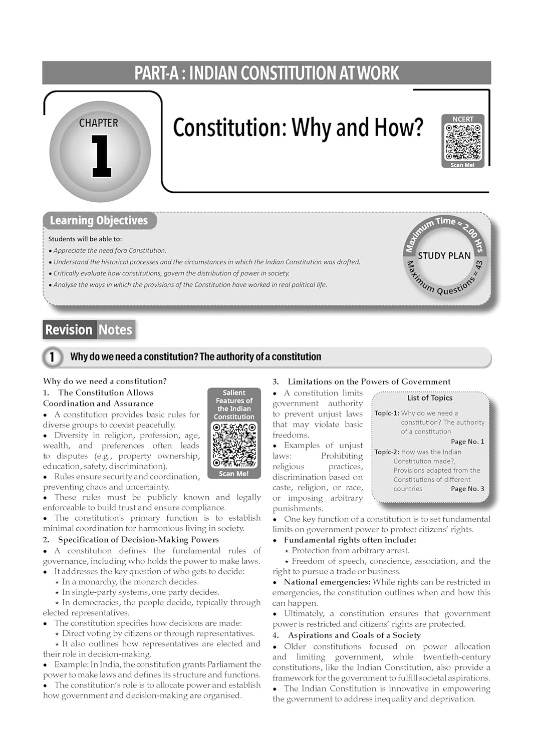 Oswaal CBSE Class 11 Political Science Question Bank | Chapter & Topic-wise Solved Papers (2017–2026) | Based on Latest Syllabus (April 2026) | Includes 2026 Papers | For 2027 Exam