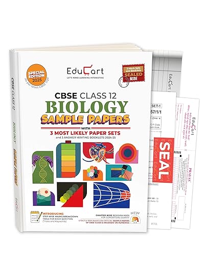 Educart CBSE Biology Class 12 Sample Papers 2024-25 (On Latest CBSE Sample Paper of 5th Sep 2024)