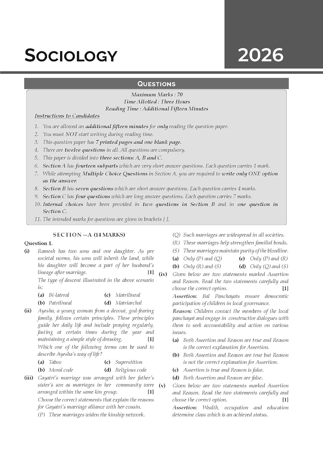 Gurukul by Oswal ISC Class 12 Humanities Stream 10 Years Solved Papers for 2027 Exam | Yearwise Board Papers 2016–2026 | English I & II, Hindi, Economics, Political Science, History, Geography, Etc.