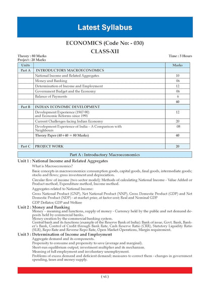 Oswaal CBSE Class 12 Economics Question Bank | Chapter & Topic-wise Solved Papers (2017–2026) | Based on Latest Syllabus (April 2026) | Includes 2026 Papers | For 2027 Exam