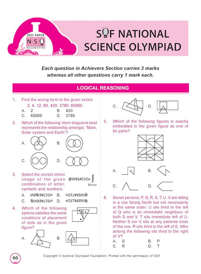 MTG International Science Olympiad (ISO) Workbook Class 8 - Chapter-wise MCQs, Quick Recap with Achievers Section - SOF Olympiad Books For 2026-27 Exam