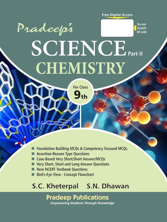 Pradeep's Science Part - II Chemistry for Class 9 - Examination 2026-27