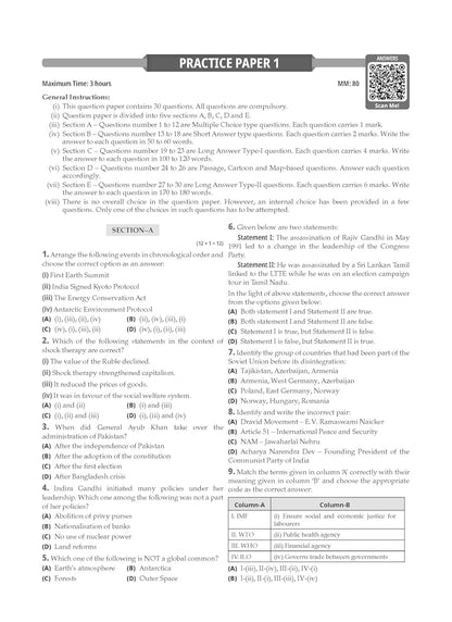 Oswaal CBSE Question Bank Chapterwise and Topicwise SOLVED PAPERS Class 12 Political Science For Exam 2026