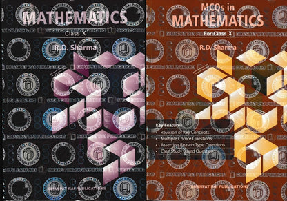 Rd Sharma Class 10 Maths 2026-27 CBSE Exams | Latest Revised Edition of R D Sharma Class 10 Mathematics Textbook + MCQs (Set of 2 Books)