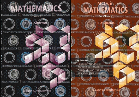 Rd Sharma Class 10 Maths 2026-27 CBSE Exams | Latest Revised Edition of R D Sharma Class 10 Mathematics Textbook + MCQs (Set of 2 Books)