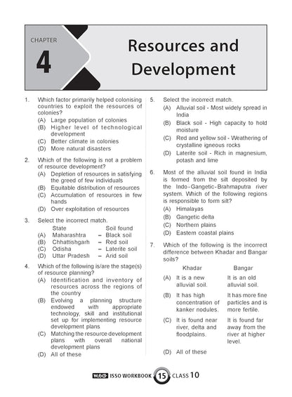 MTG International Social-Studies Olympiad (ISSO) Workbook Class 10 - Chapter-wise MCQs with Achievers Section - SOF Olympiad Books For 2026-27 Exam