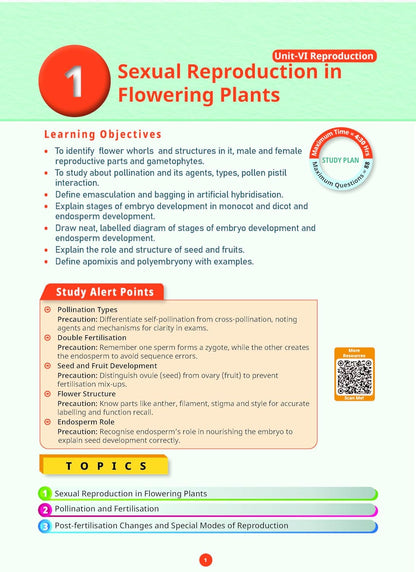 Oswaal CBSE Question Bank Chapterwise and Topicwise SOLVED PAPERS Class 12 Biology For Exam 2026