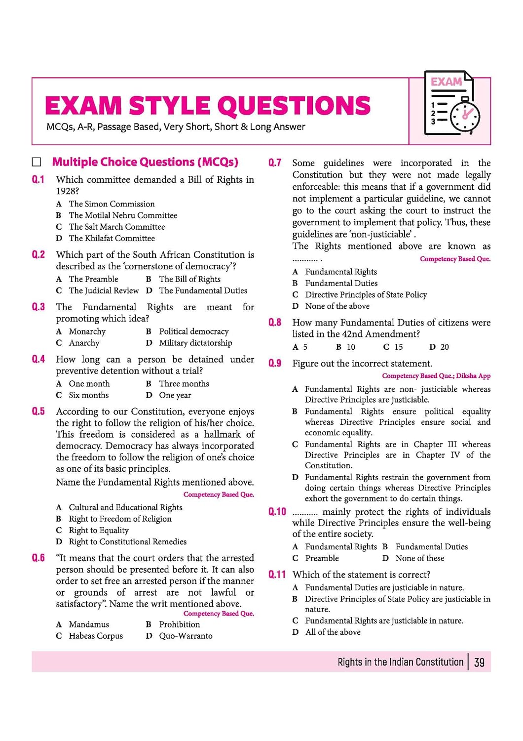 Arihant All in One Political Science Class 11 for CBSE Exam 2026-27 | NCERT Based Complete Theory, Practice Exercises, CBQs, A-R, Sample Papers & Mind Maps | Revised Edition as per Latest Syllabus