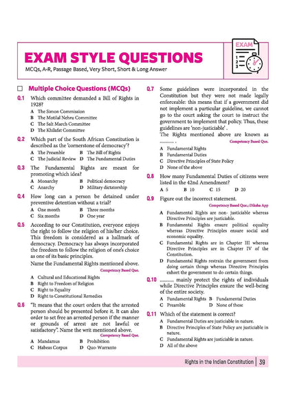 Arihant All in One Political Science Class 11 for CBSE Exam 2026-27 | NCERT Based Complete Theory, Practice Exercises, CBQs, A-R, Sample Papers & Mind Maps | Revised Edition as per Latest Syllabus