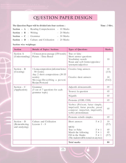 Together with 100 Plus Prep CBSE Question Bank Class 9 French for 2026-27 board exams| includes Solved Board Examination Paper 2026, Mind Maps, PYQs & Practice Papers for 2027 Board Exams