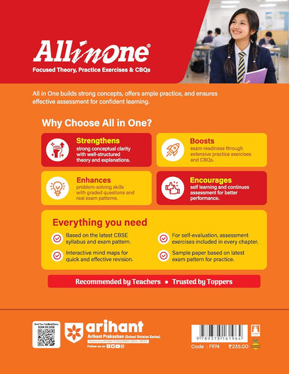 Arihant All in One Sociology Class 11 for CBSE Exam 2026-27 | NCERT Based Complete Theory, Practice Exercises, CBQs, A-R, Sample Papers & Mind Maps | Revised Edition as per Latest Syllabus