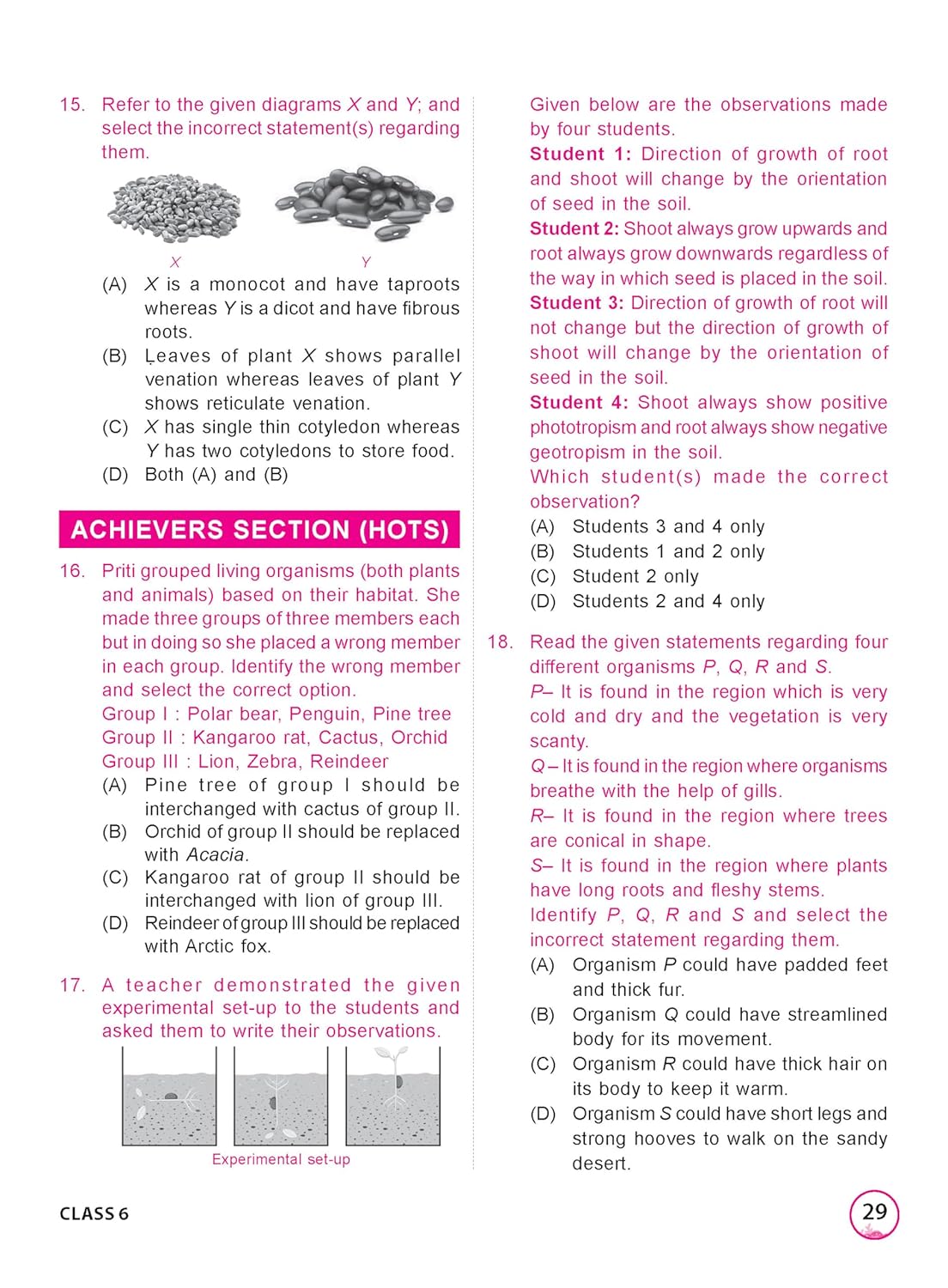 MTG International Science Olympiad (ISO) Workbook Class 6 - Chapter-wise MCQs, Quick Recap with Achievers Section - SOF Olympiad Books For 2026-27 Exam